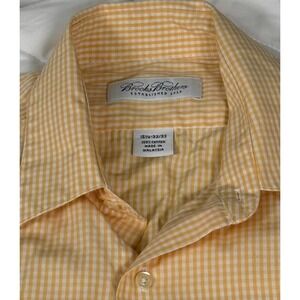 Brooks Brothers Mens 15.5-32/33 Long Sleeve Button Down 100% Cotton‎ Shirt